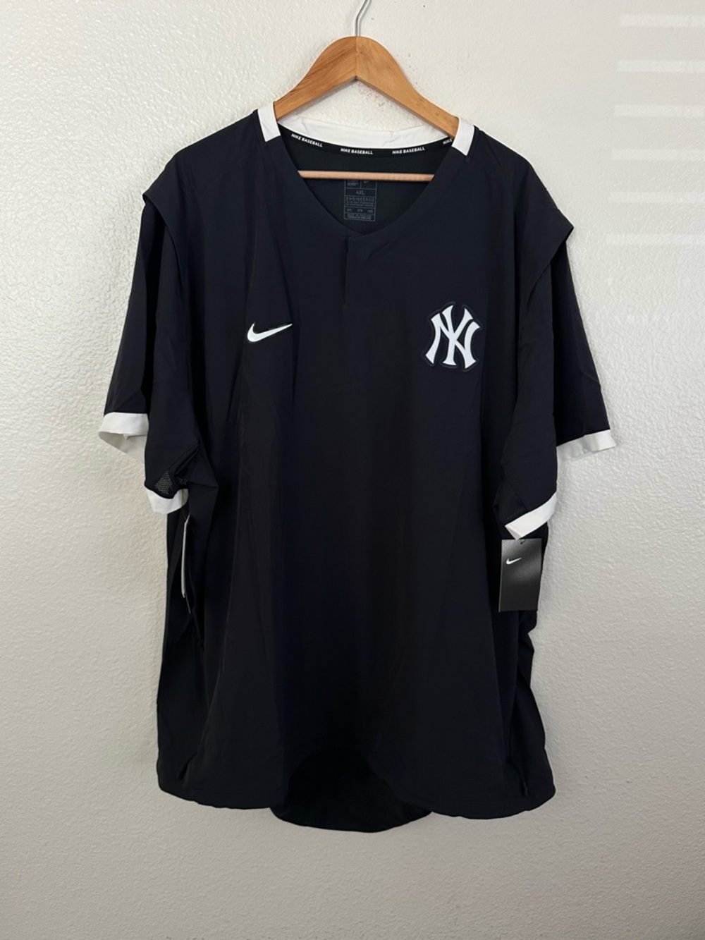 New York Yankees Nike MLB Baseball Short Sleeve Jacket Aaron Judge Mens Size 4XL